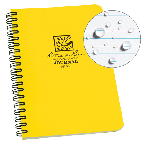 Side-Spiral Notebook, Soft Cover, Yellow, 64 Pages, 4-5/8" W x 7" L Quali-T-Solutions