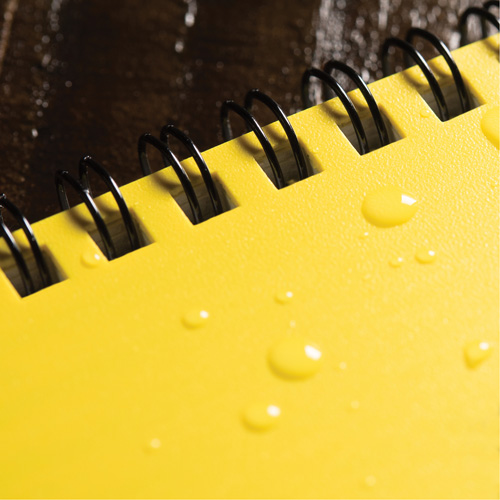 Side-Spiral Notebook, Soft Cover, Yellow, 64 Pages, 4-5/8" W x 7" L Quali-T-Solutions