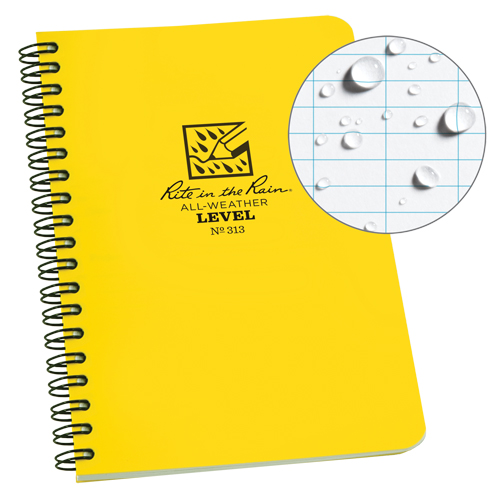 Side-Spiral Notebook, Soft Cover, Yellow, 64 Pages, 4-5/8" W x 7" L Quali-T-Solutions