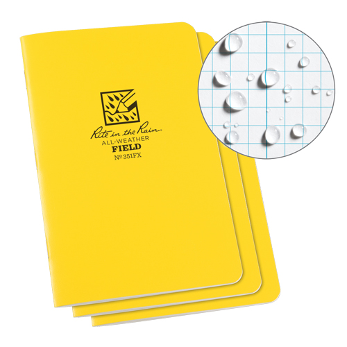 Notebook, Soft Cover, Yellow, 48 Pages, 4-5/8" W x 7" L Quali-T-Solutions