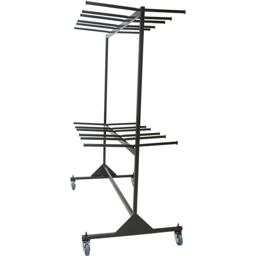 Chariot pour chaises pliantes &agrave; deux c&ocirc;t&eacute;s Quali-T-Solutions