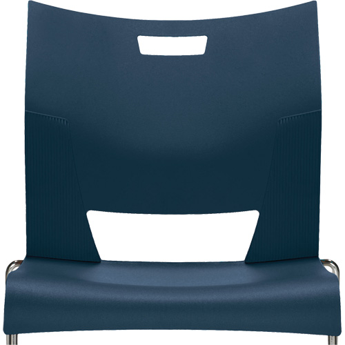 Duet Armless Training Chair, Plastic, 33-1/4" High, 350 lbs. Capacity, Blue Quali-T-Solutions