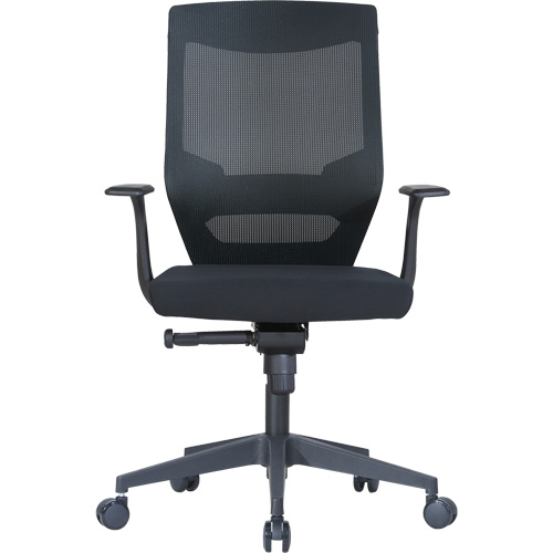 Activ Series Synchro-Tilt Office Chair, Fabric/Mesh, Black, 275 lbs. Capacity Quali-T-Solutions