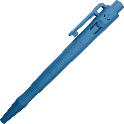 Stylo d&eacute;tectable aux rayons X et par les d&eacute;tecteurs de m&eacute;tal, Bleu, R&eacute;tractable Quali-T-Solutions