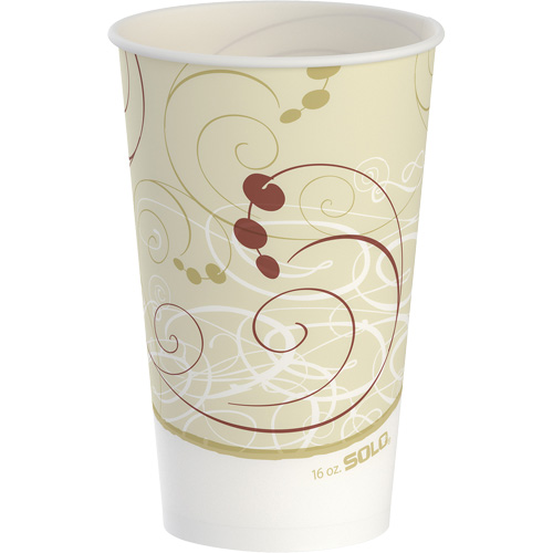 Dart&reg; Solo&reg; Waxed Disposable Cup, Paper, 16 oz., Multi-Colour Quali-T-Solutions