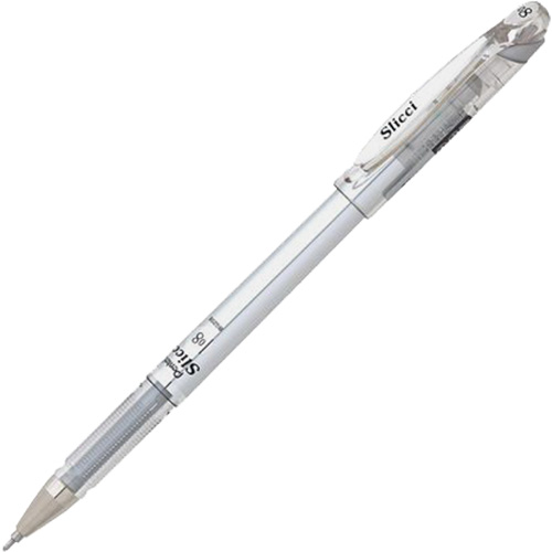 Slicci Metallic Gel Pen, Silver, 0.8 mm Quali-T-Solutions