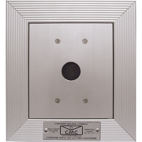 Boîte &agrave; cl&eacute;s enti&egrave;rement encastr&eacute;e, Fixation Mural, 4-9/16" x 4", Aluminium Quali-T-Solutions
