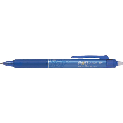 Frixion Point Clicker Pen, Blue, 0.5 mm, Retractable Quali-T-Solutions