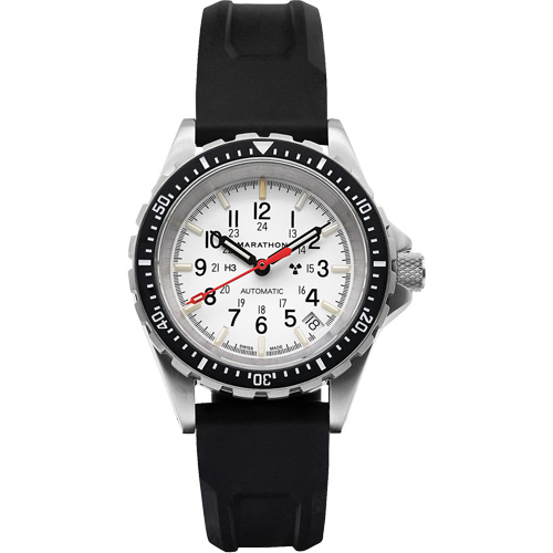Montre automatique moyenne pour plongeur &eacute;dition arctique, Num&eacute;rique, &agrave; piles, 36 mm, Noir Quali-T-Solutions