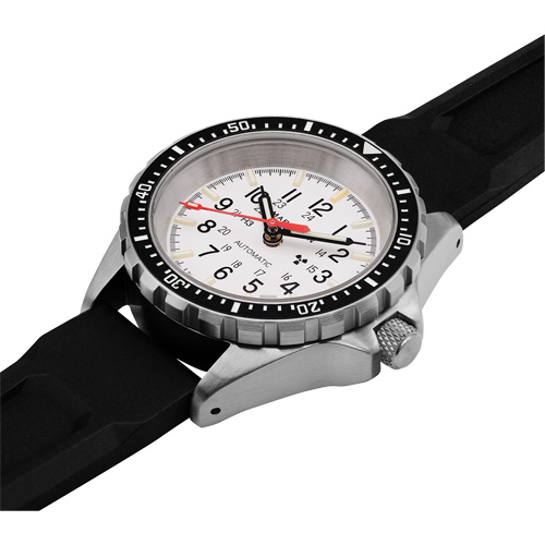 Montre automatique moyenne pour plongeur &eacute;dition arctique, Num&eacute;rique, &agrave; piles, 36 mm, Noir Quali-T-Solutions