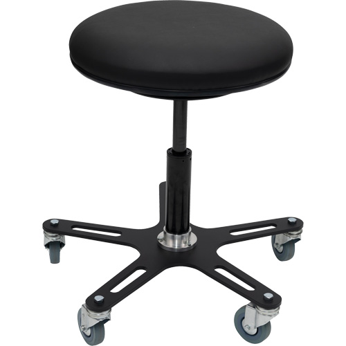 Tabouret Industriel OmniStool, Mobile, Ajustable Hauteur, Capacit&eacute; 280 lb Quali-T-Solutions