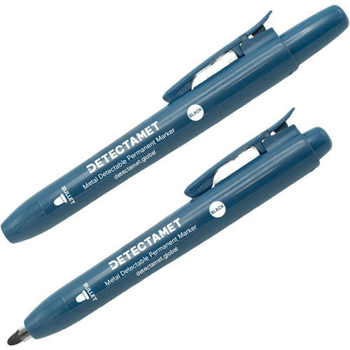 Retractable Permanent Marker, Black, Bullet Tip Quali-T-Solutions