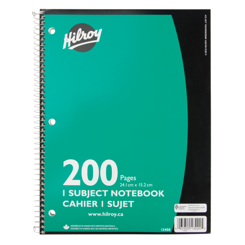 Carnet &agrave; spirale 1 sujet Quali-T-Solutions