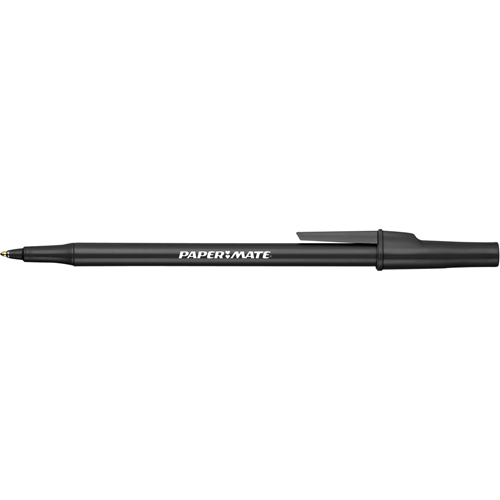 Stylos &agrave; bille, Noir, 1 mm Quali-T-Solutions
