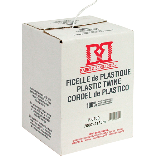 Ficelle d'arrimage, Polypropyl&egrave;ne, 7000' Longueur Quali-T-Solutions