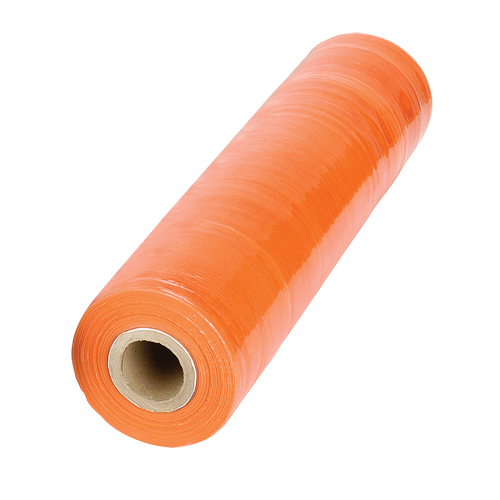 Stretch Wrap, 80 Gauge (20.3 micrometers), 18" x 1000', Orange Quali-T-Solutions