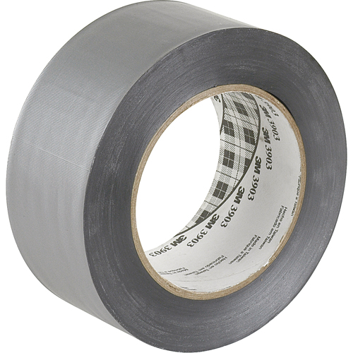 3903 Vinyl Duct Tape, 50 mm (2") W x 45.5 m (149.25') L, 6.3 mils, Grey Quali-T-Solutions
