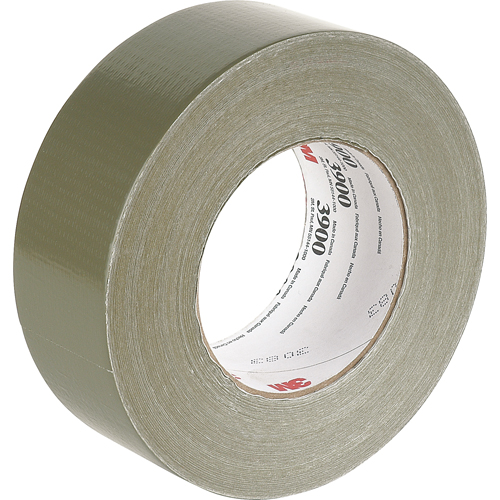 Rubans adh&eacute;sifs polyvalent 3900, 8 mils, Vert olive, 48 mm (2") x 55 m (180') Quali-T-Solutions