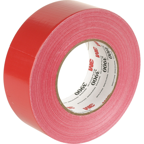 Rubans adh&eacute;sifs polyvalent 3900, 8 mils, Rouge, 48 mm (2") x 55 m (180') Quali-T-Solutions