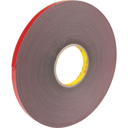 VHB Tape, 32.9 m (108') L x 12.7 mm (1/2") W, 40 mils, Acrylic Quali-T-Solutions