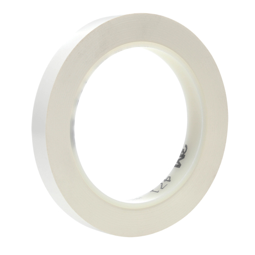 471 Vinyl Tape, 12 mm (1/2") W x 32.9 m (108') L, 5.3 mils, White Quali-T-Solutions