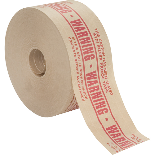 Rubans gommes pr&eacute;-imprim&eacute;s, 72 mm (2-4/5") x 137 m (449,475'), Kraft Quali-T-Solutions