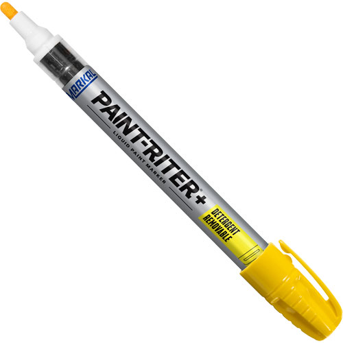 Paint-Riter&reg;+ Detergent Removable Paint Marker, Liquid, Yellow Quali-T-Solutions