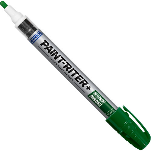 Paint-Riter&reg;+ Detergent Removable Paint Marker, Liquid, Green Quali-T-Solutions