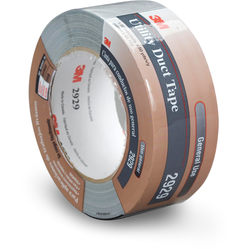Rubans adh&eacute;sifs polyvalents 2929, 6 mils, Argent, 48 mm (2") x 45,7 m (150') Quali-T-Solutions