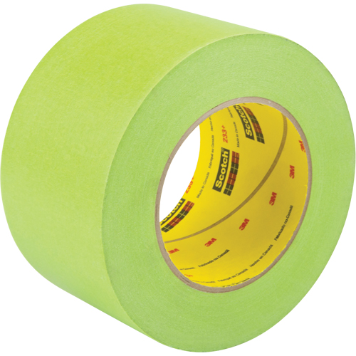 Scotch&reg; 233+ Masking Tape, 72 mm (3") x 55 m (180'), Green Quali-T-Solutions