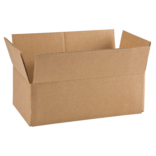 Boîte en carton ondul&eacute;, 18" lo x 6" la x 4" h, ondulations C Quali-T-Solutions