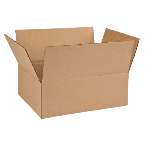 Boîte en carton ondul&eacute;, 12" lo x 10" la x 4" h Quali-T-Solutions