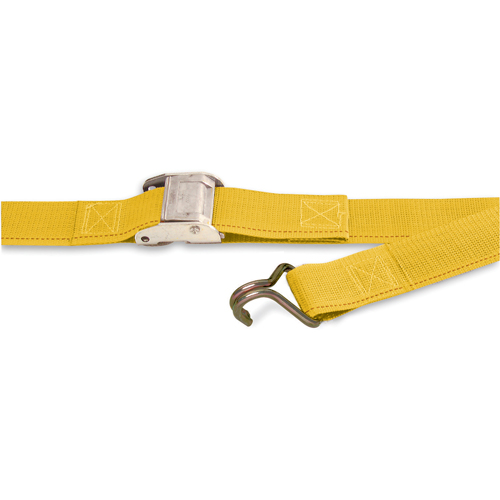 Tendeurs d'arrimage logistique, Boucle &agrave; came, 2" la x 16' lo, Charge d'utilisation 500 lb (230 kg) Quali-T-Solutions