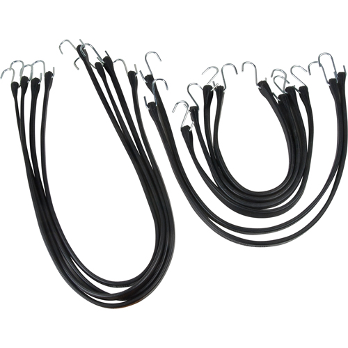 Rubber Tie Down Set, 21" Quali-T-Solutions