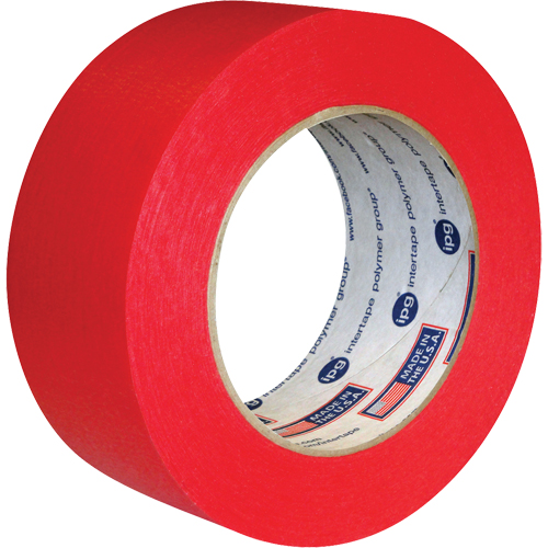 Utility Grade Coloured Masking Tape, 18 mm (3/4") x 55 m (180'), Red Quali-T-Solutions