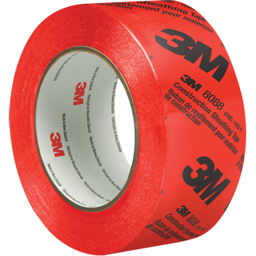 Construction Sheathing Tape 8088, 60 mm (2-3/8") x 66 m (216'), Red Quali-T-Solutions