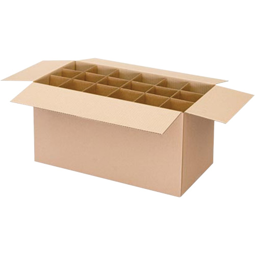 Boîte d'exp&eacute;dition pour cannettes a&eacute;rosols, 12-1/4" lo x 9-3/16" la x 10-5/16" h, ondulations C Quali-T-Solutions
