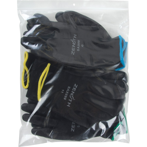 Sacs en poly, Refermable, 12" x 10", 2 mils Quali-T-Solutions