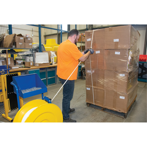 Strapping, Polypropylene, 1/2" W x 9900' L, White, Machine Grade Quali-T-Solutions
