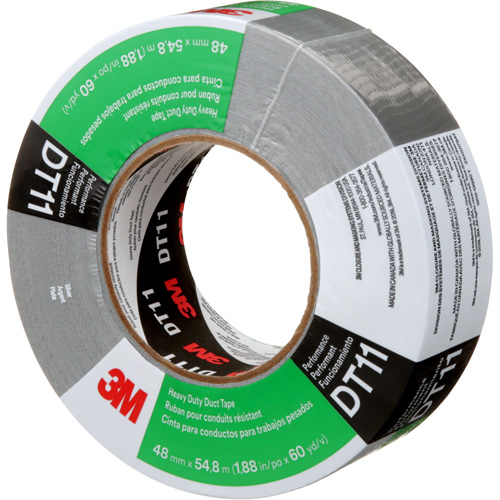 Ruban adh&eacute;sif robuste DT11, 11 mils, Argent, 48 mm (2") x 55 m (180') Quali-T-Solutions