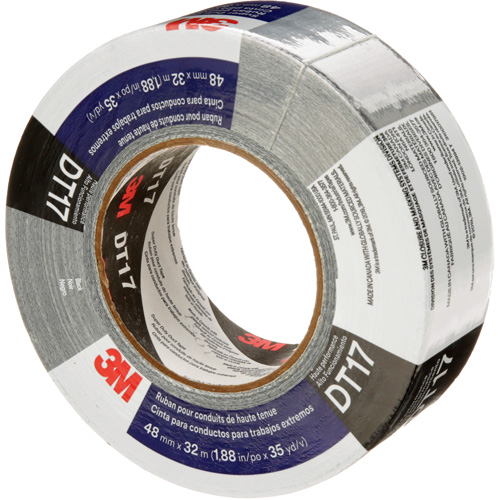 Ruban adh&eacute;sif super robuste DT17, 17 mils, Noir, 48 mm (2") x 32 m (105') Quali-T-Solutions