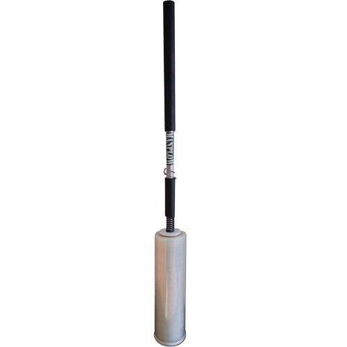 Distributeur de film &eacute;tirable &agrave; poign&eacute;e longue, Convient aux rouleaux 12"-18" Quali-T-Solutions