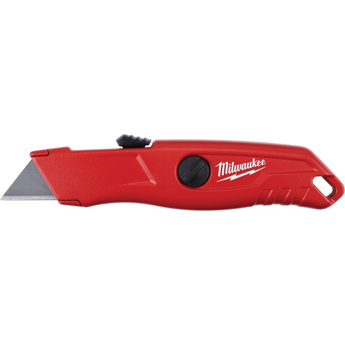 Self-Retracting Knife, 3/4", Steel, Metal Handle Quali-T-Solutions