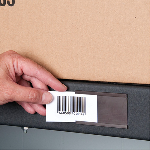 Card Holder, Magnetic, 600" L x 2" W Quali-T-Solutions