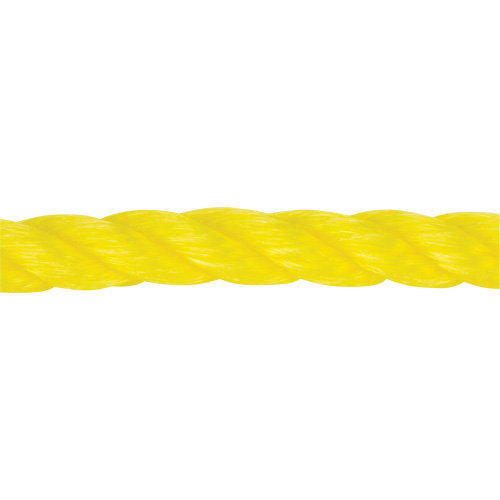 Corde jaune tress&eacute;e 1/2", Polypropyl&egrave;ne, 335' Quali-T-Solutions