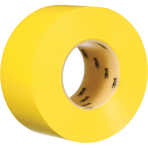 Ruban de marquage de planchers durable 971, 3" x 108', Vinyle, Jaune Quali-T-Solutions