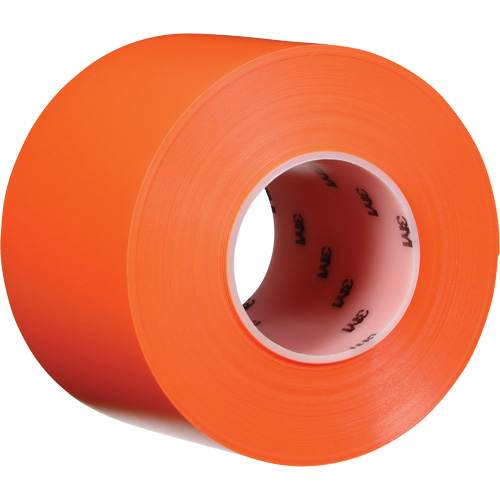 Durable Floor Marking Tape 971, 4" x 108', Vinyl, Orange Quali-T-Solutions