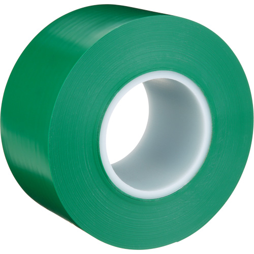 Durable Floor Marking Tape 971, 3" x 108', Vinyl, Green Quali-T-Solutions