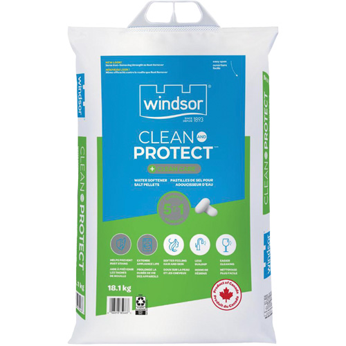 Pastilles de sel adoucisseur Rust Remover, 40 lb (18,1 kg), Sac Quali-T-Solutions