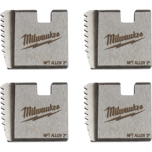 Matrices de tuyauterie portables NPT, Pour tuyau de 2", Alliage Quali-T-Solutions